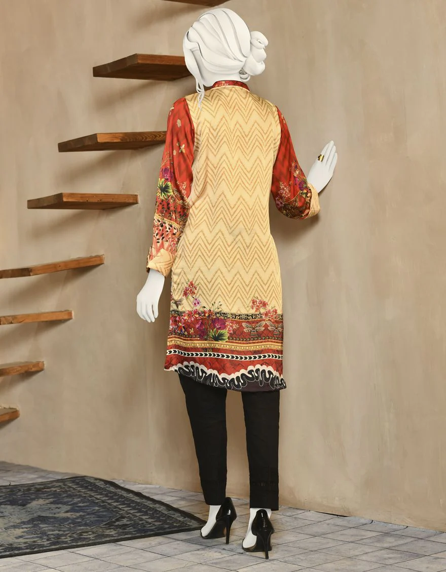 BEIGE KURTI | JJLK-S-JPWK-US-22-695 FB/CARAMEL - Image 3