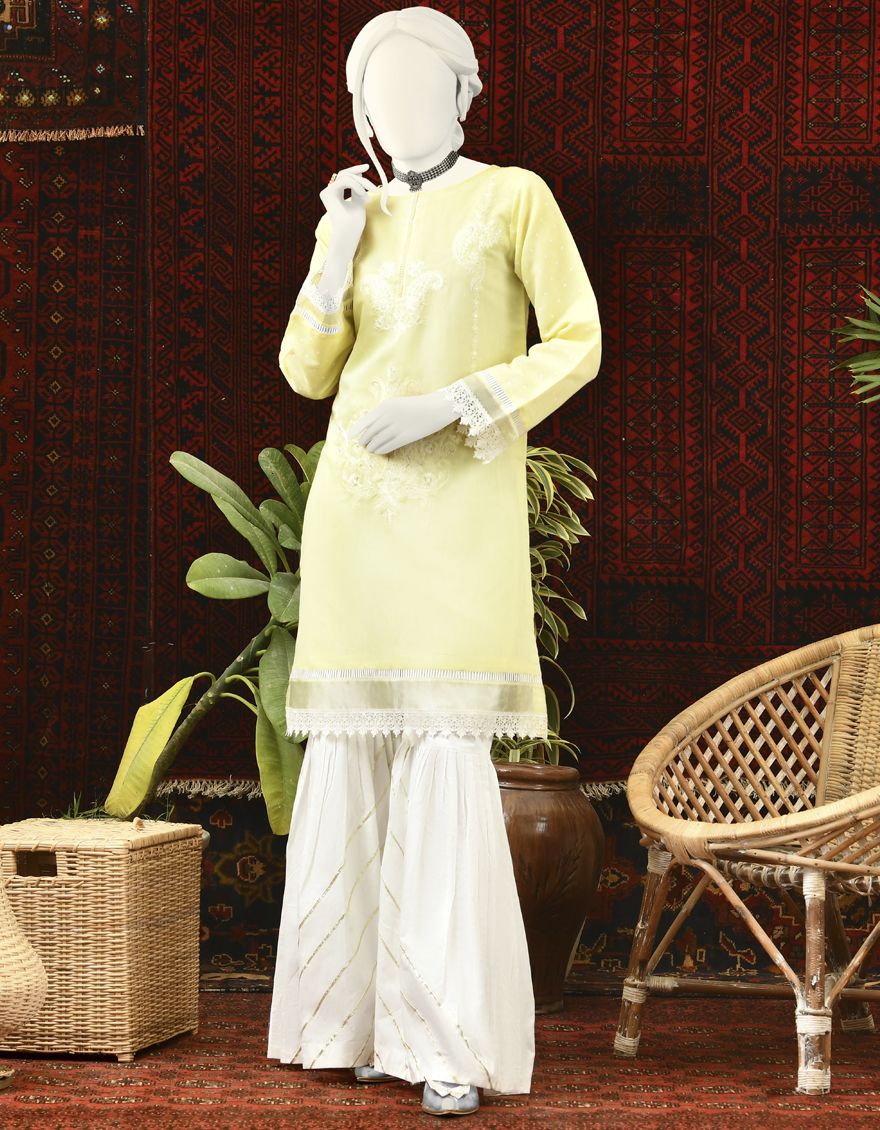 LEMON COTTON KURTI | JJLK-S-JPWK-US-22-706 FB/FF-075