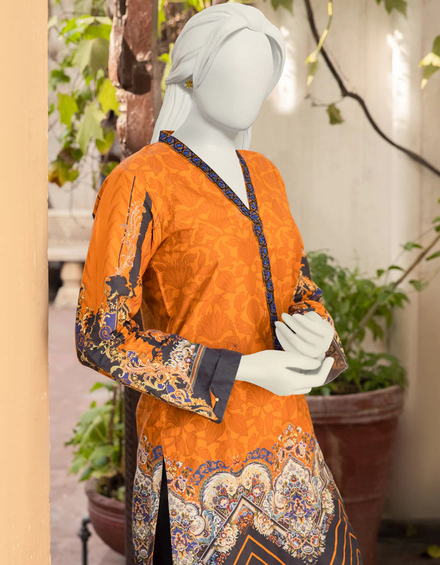 CHROME YELLOW CAMBRIC KURTI | JJLK-S-JPWK-US-22-735 FB/SHAMS - Image 4