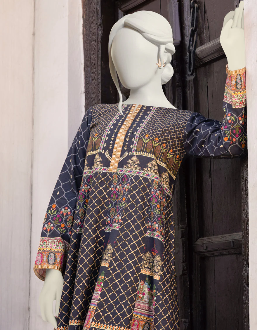 BLACK CAMBRIC KURTI | JJLK-S-JPWK-US-22-739 FB/RAVEN - Image 4