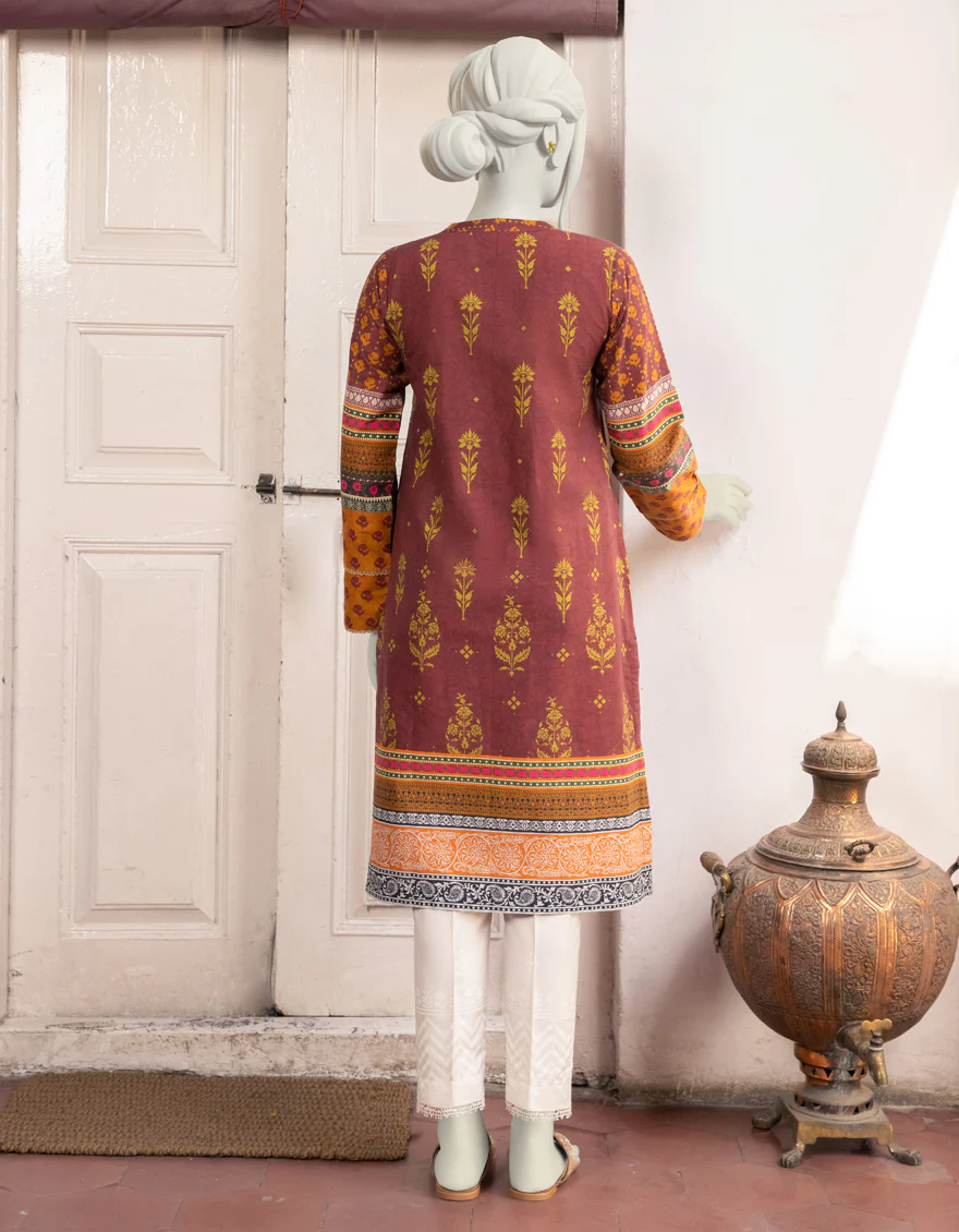MAROON LAWN KURTI | JJLK-S-JPWK-US-22-743 FB/EZRA - Image 2