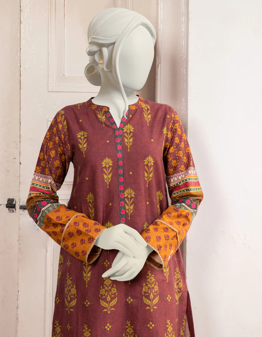 MAROON LAWN KURTI | JJLK-S-JPWK-US-22-743 FB/EZRA - Image 3