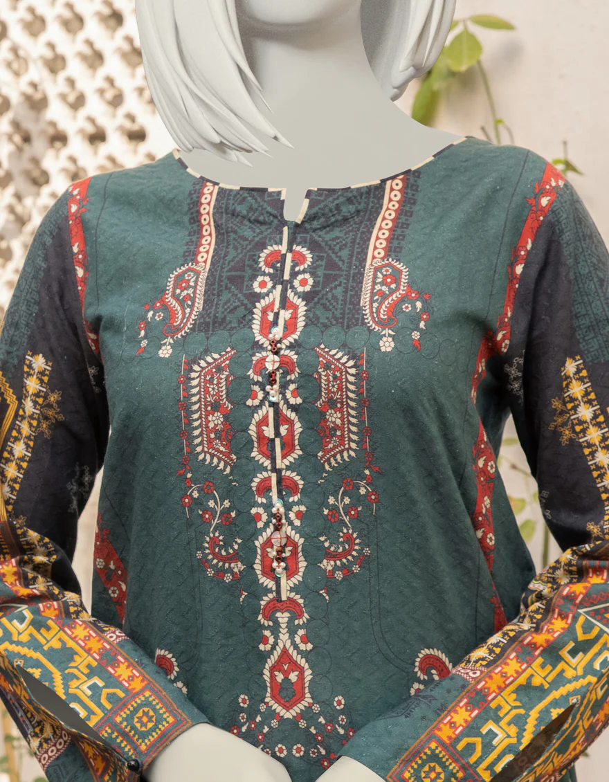 GREEN DOBBY NET KURTI | JJLK-S-JPWK-US-22-745 FB/CIARA - Image 3