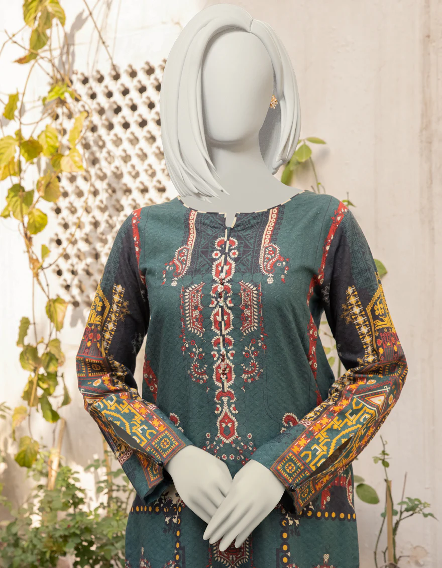 GREEN DOBBY NET KURTI | JJLK-S-JPWK-US-22-745 FB/CIARA - Image 4