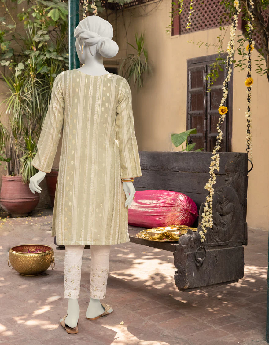GREEN COTTON KURTI | JJLK-S-JPWK-US-22-749 FB/FF-464 - Image 2