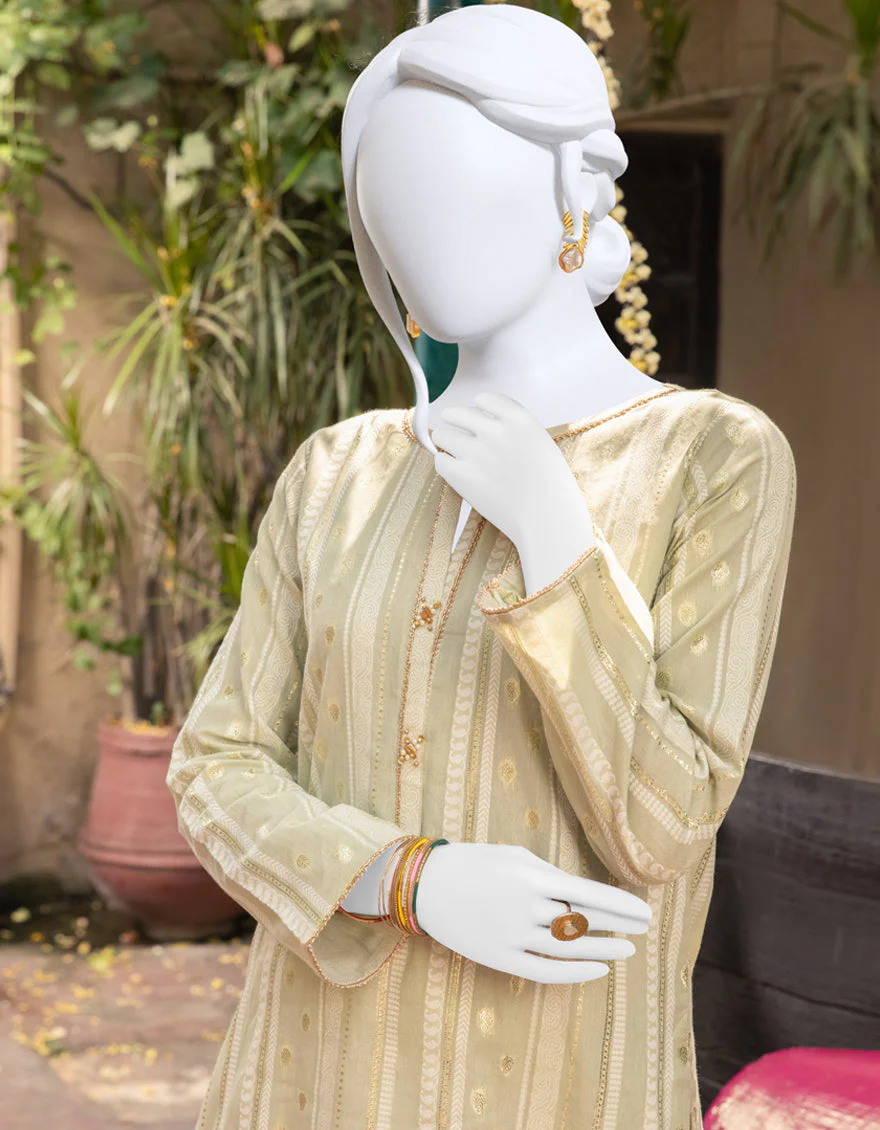 GREEN COTTON KURTI | JJLK-S-JPWK-US-22-749 FB/FF-464 - Image 3