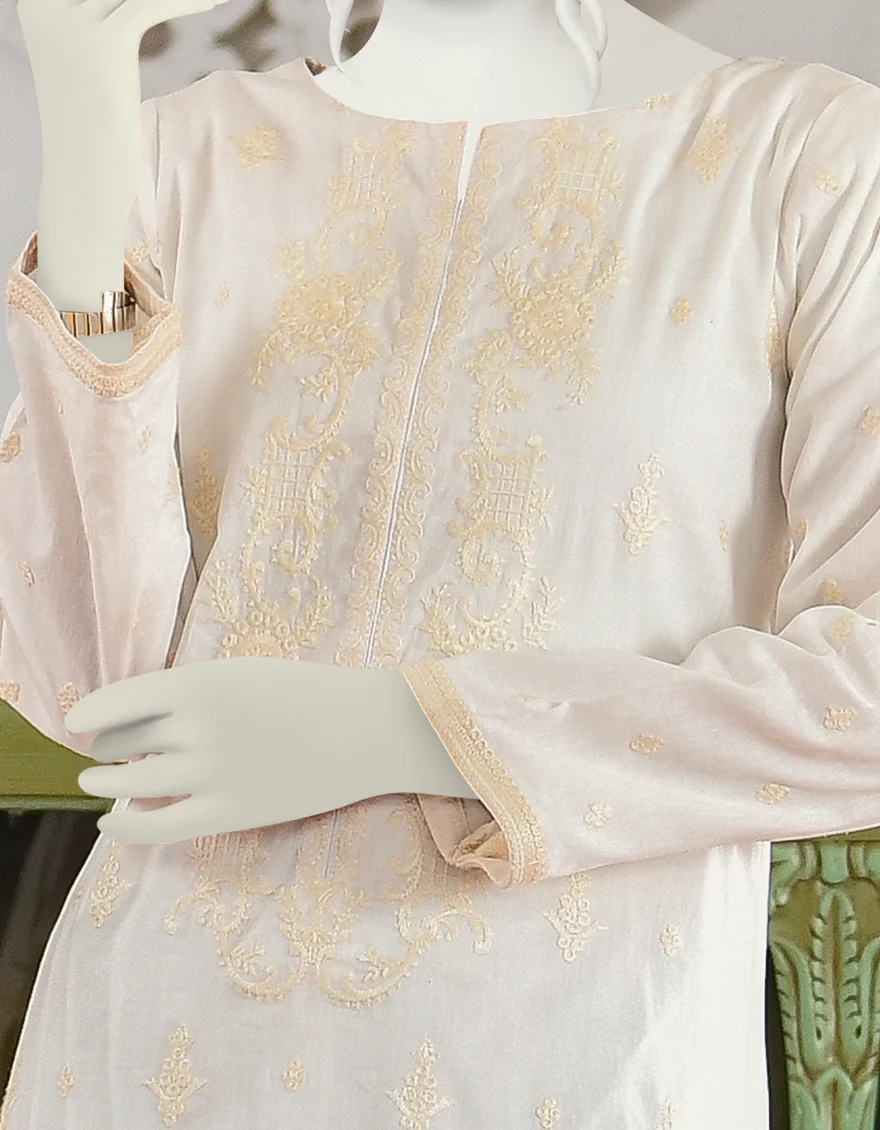 WHITE LAWN KURTI | JJLK-S-JPWK-US-22-761 FB/RFD - Image 3