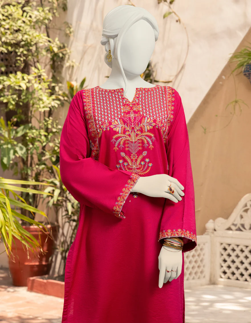 PINK SILK KURTI | JJLK-S-JPWK-US-22-774 FB/FF-060 - Image 4