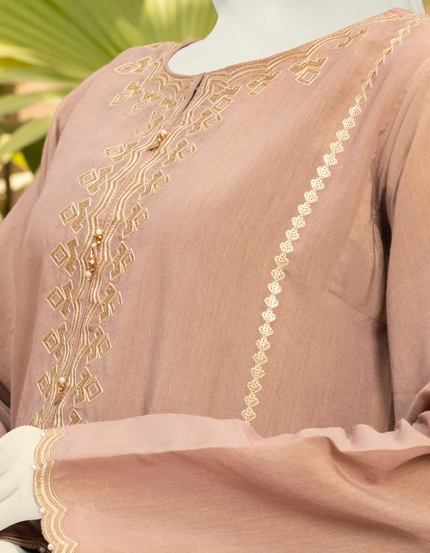 COFFEE SILK KURTI | JJLK-S-JPWK-US-22-775 FB/FF-060 - Image 4