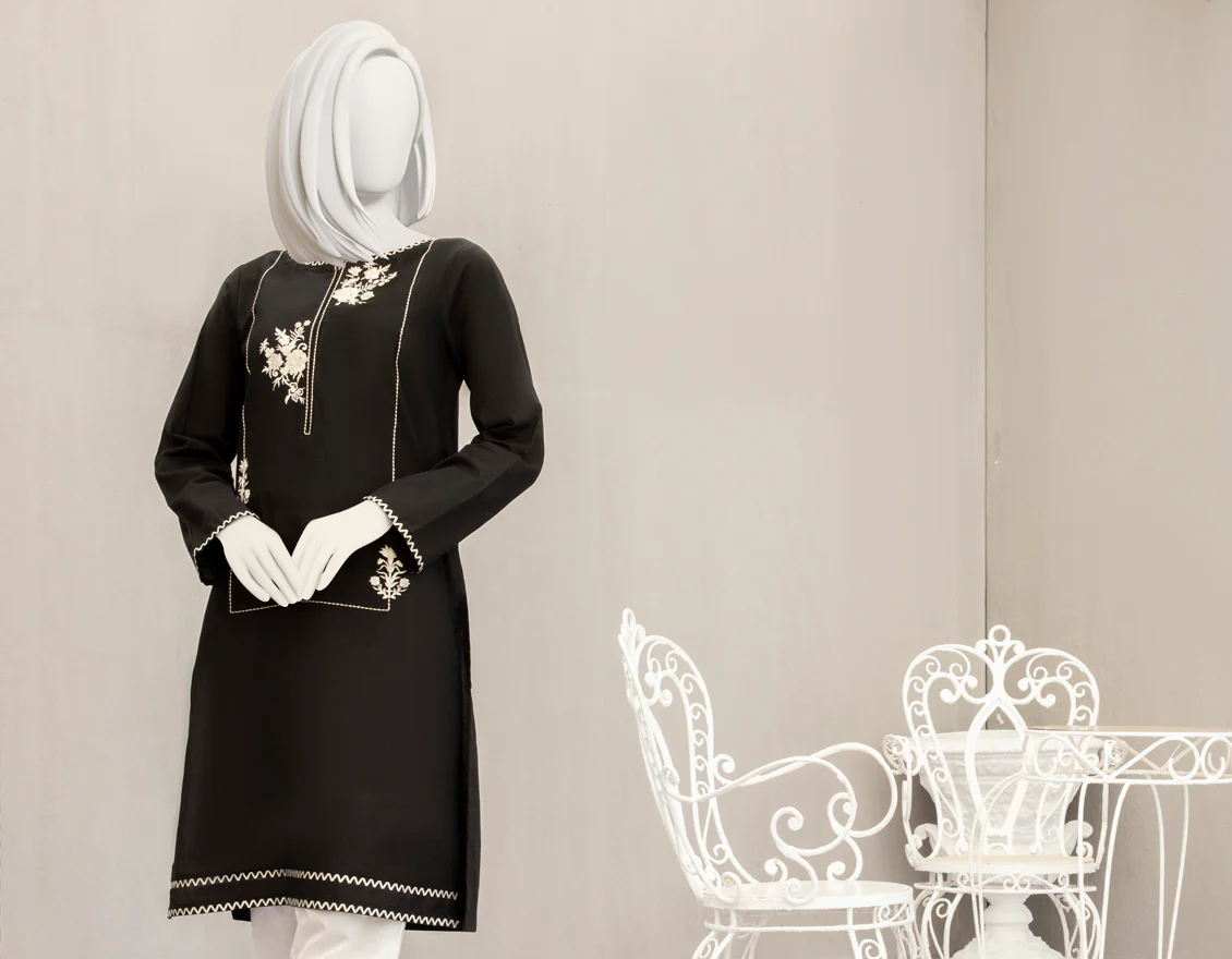 BLACK CAMBRIC KURTI | JJLK-S-JPWK-US-22-796 FB/U5-002 - Image 4