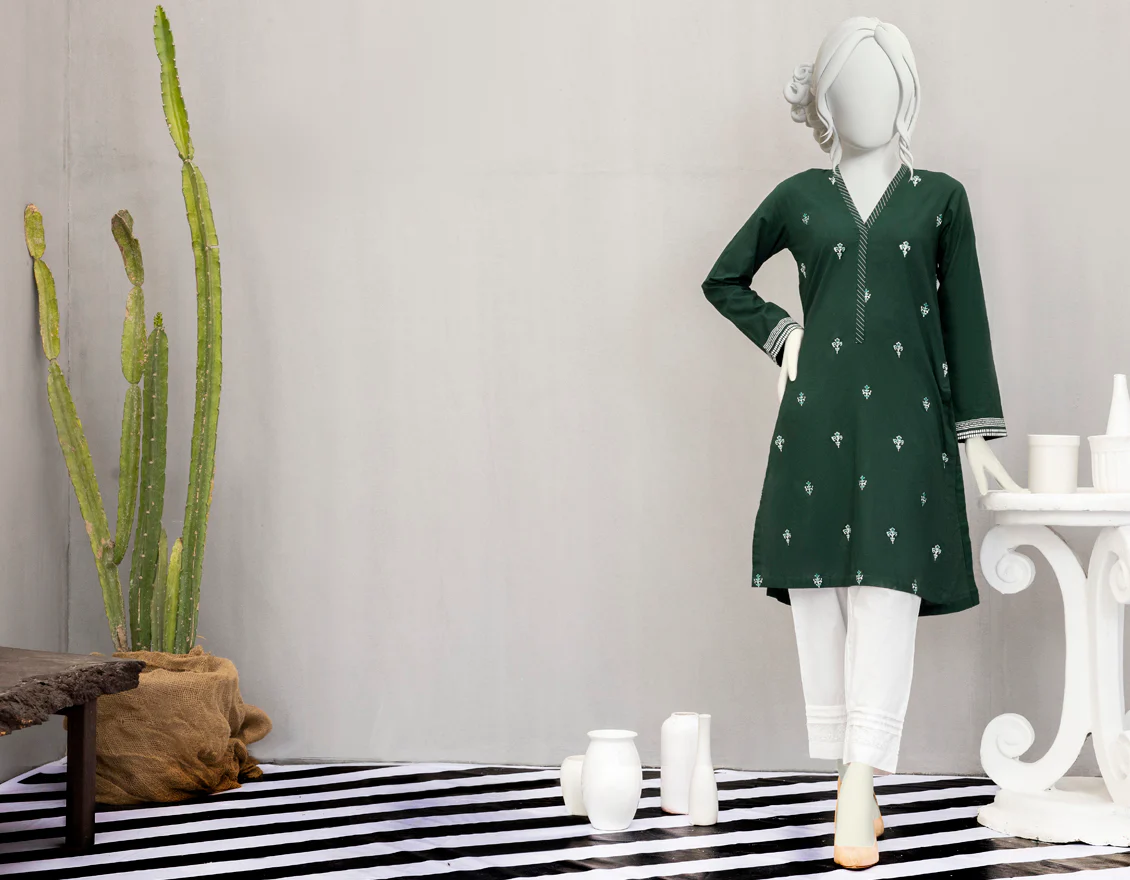 GREEN LAWN KURTI | JJLK-S-JPWK-US-22-798 FB/RFD - Image 3