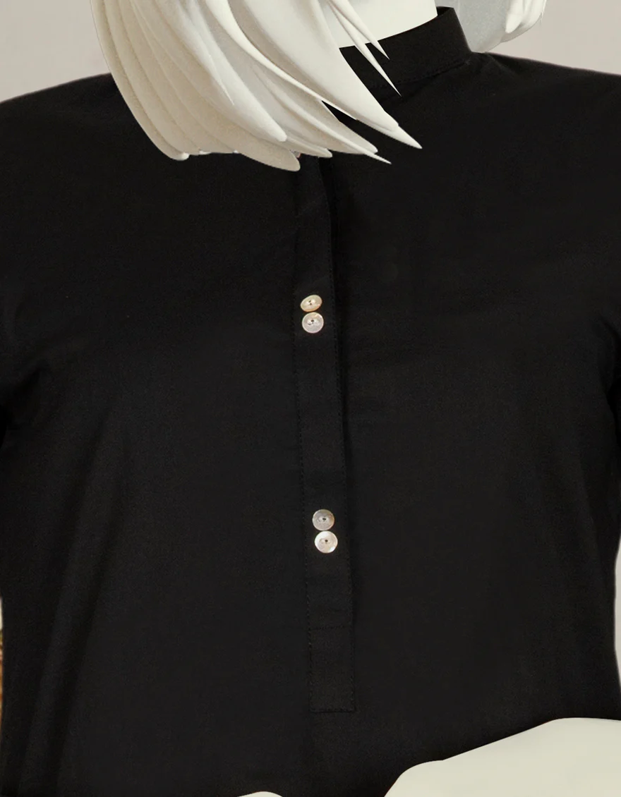 BLACK LAWN KURTI | JJLK-S-JPWK-US-22-876 FB/RFD - Image 2
