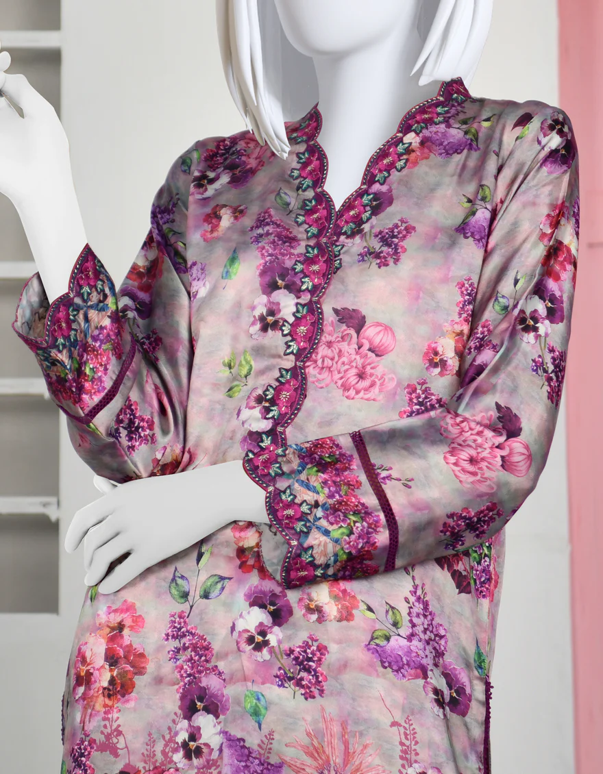 PURPLE SILK KURTI | JJLK-S-JPWK-US-23-892 FB/LILAC - Image 3