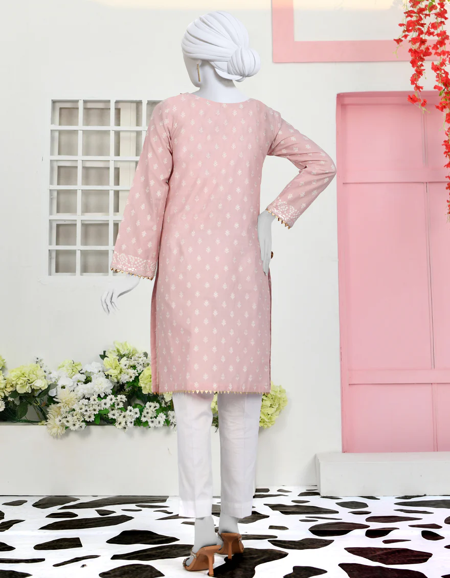 PINK COTTON KURTI | JJLK-S-JPWK-US-23-894 FB/FF-461 - Image 2
