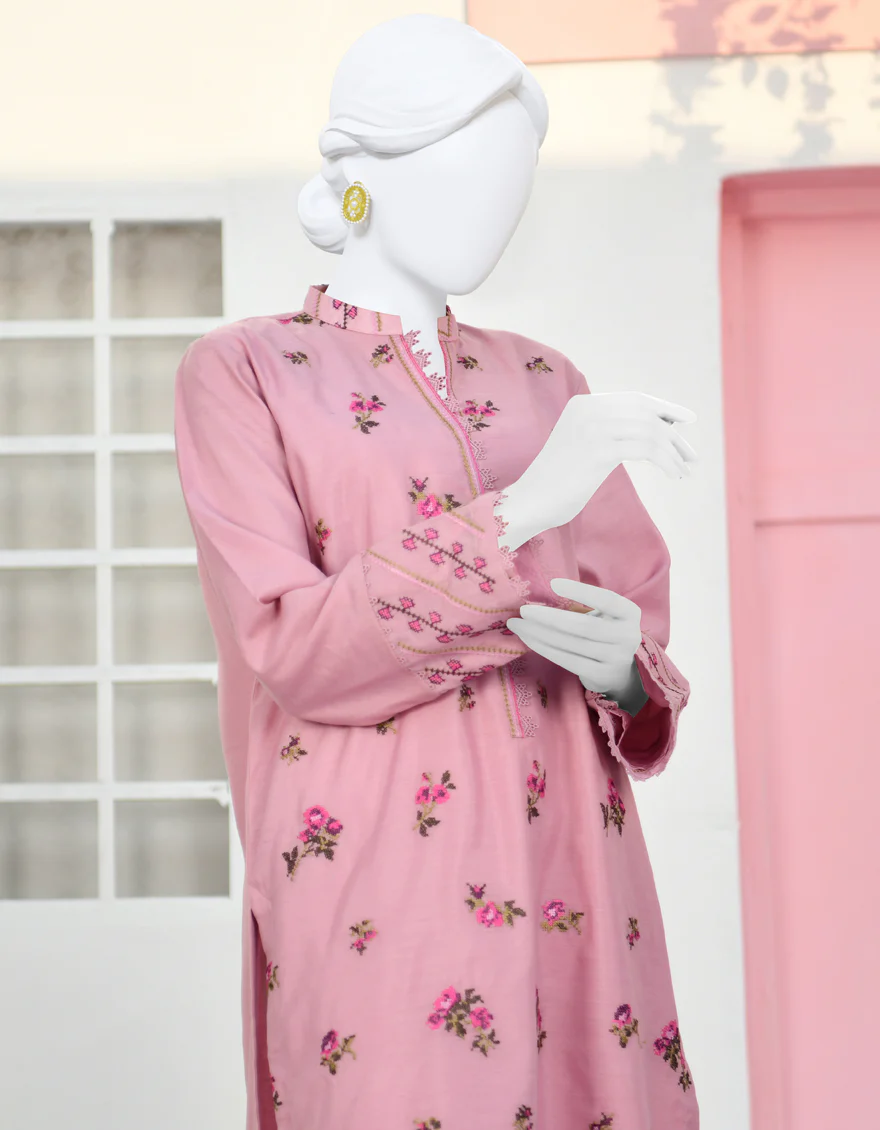 PINK COTTON KURTI | JJLK-S-JPWK-US-23-902 FB/FLORA - Image 2