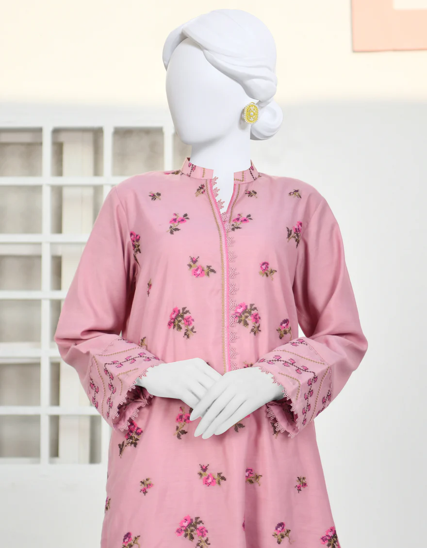PINK COTTON KURTI | JJLK-S-JPWK-US-23-902 FB/FLORA - Image 3