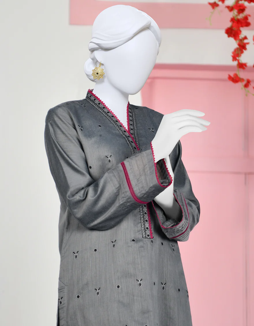 GREY COTTON KURTI | JJLK-S-JPWK-US-23-928 FB/JQ-892 - Image 4