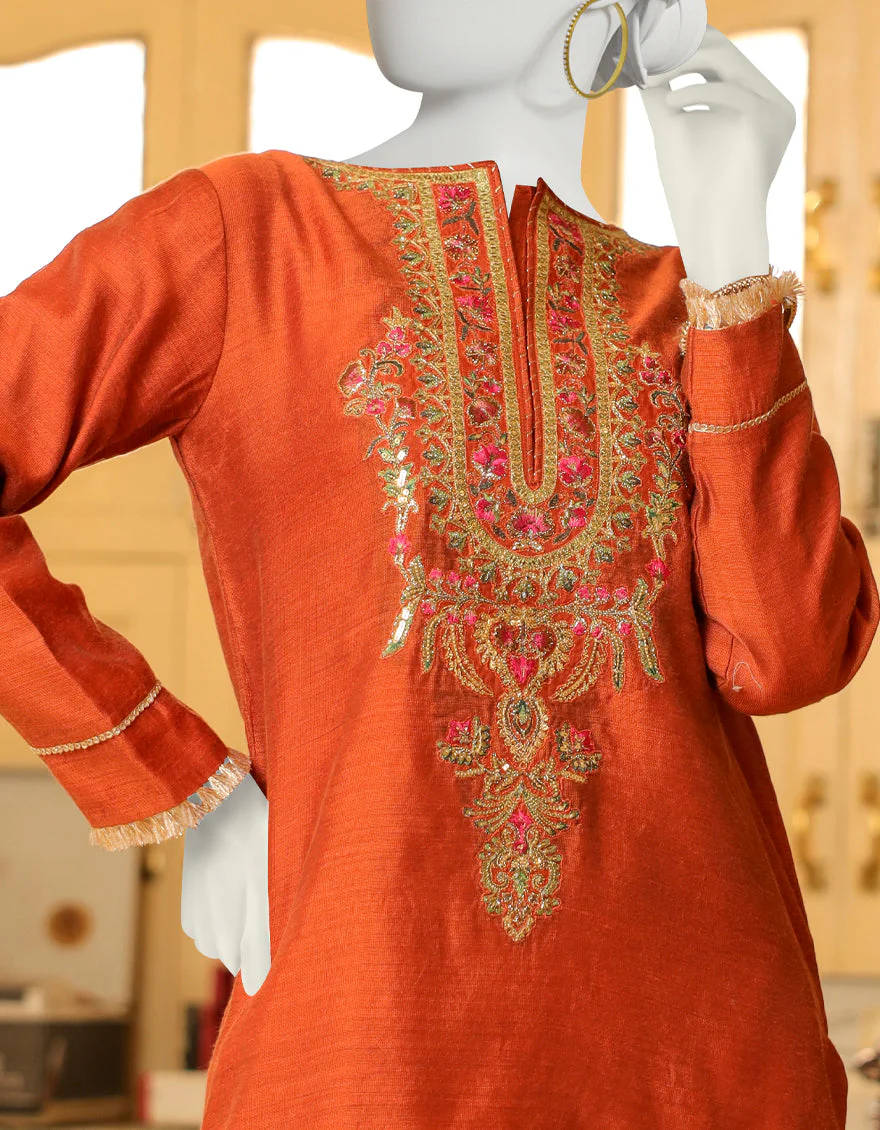 ORANGE KURTI | JJLK-S-JPWK-US-23-939 FB/JQ-911 - Image 2