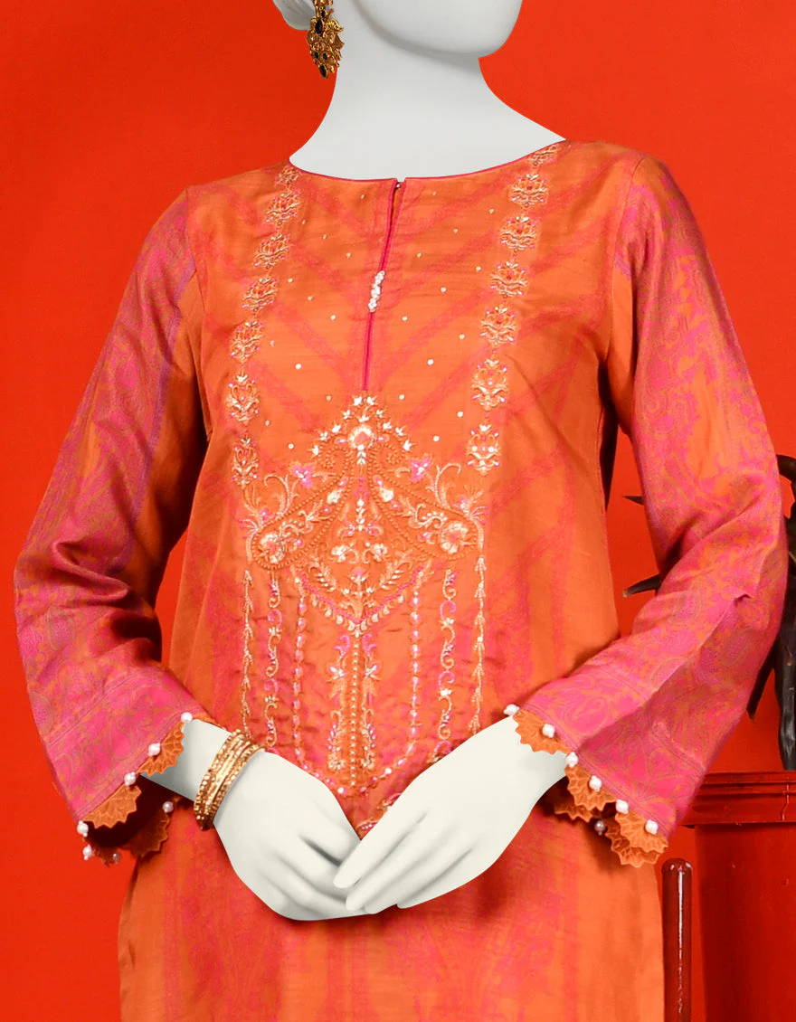 ORANGE KURTI | JJLK-S-JPWK-US-23-965 FB/JT-946 - Image 2