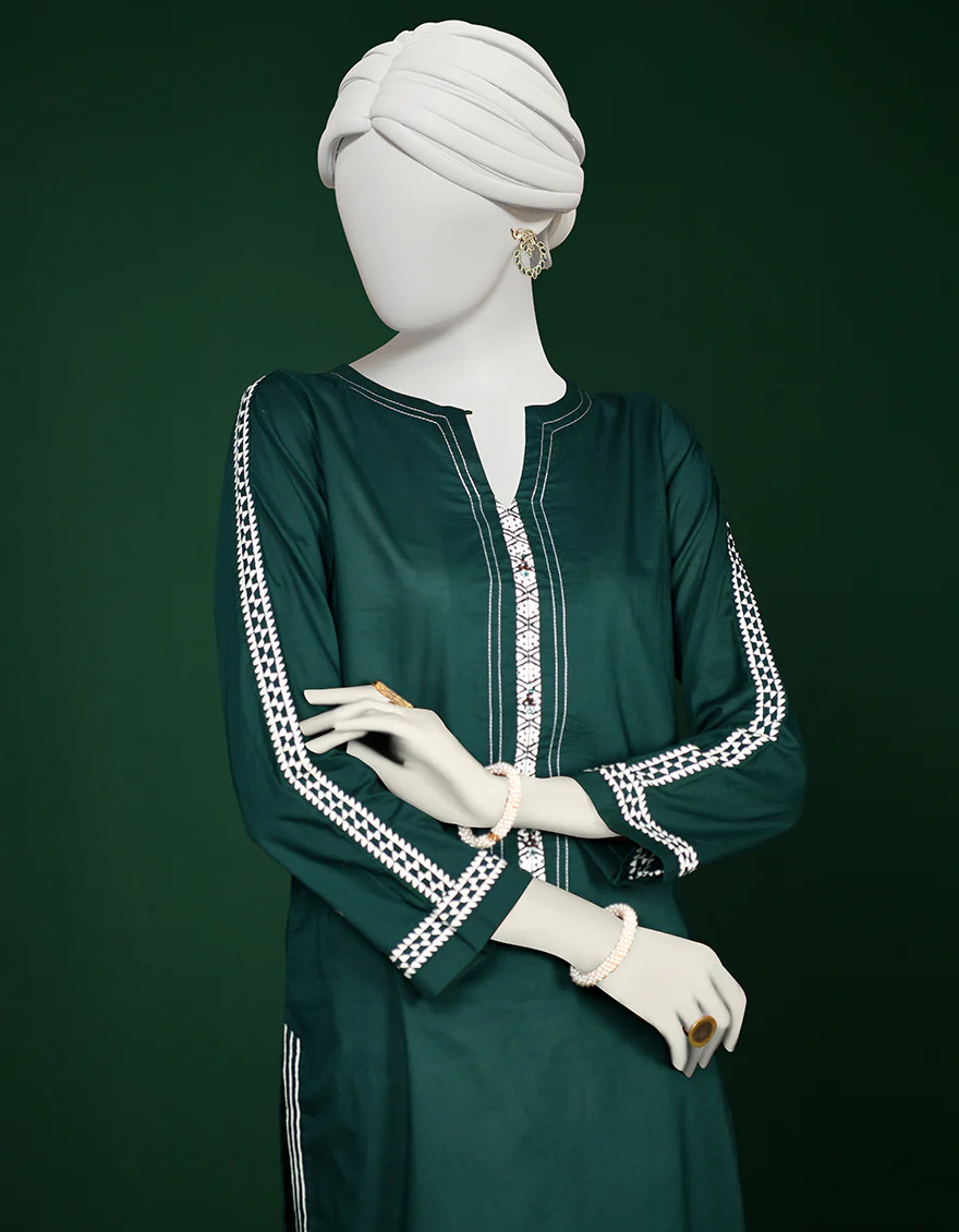 GREEN LAWN KURTI | JJLK-S-JPWK-US-23-968 FB/JA-920 - Image 2
