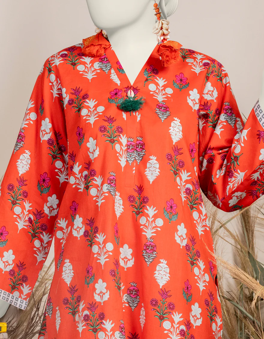 ORANGE LIMINAL KURTI | JJLK-S-JPWS-24-3003 FB/ESSENTIALS-28 - Image 2