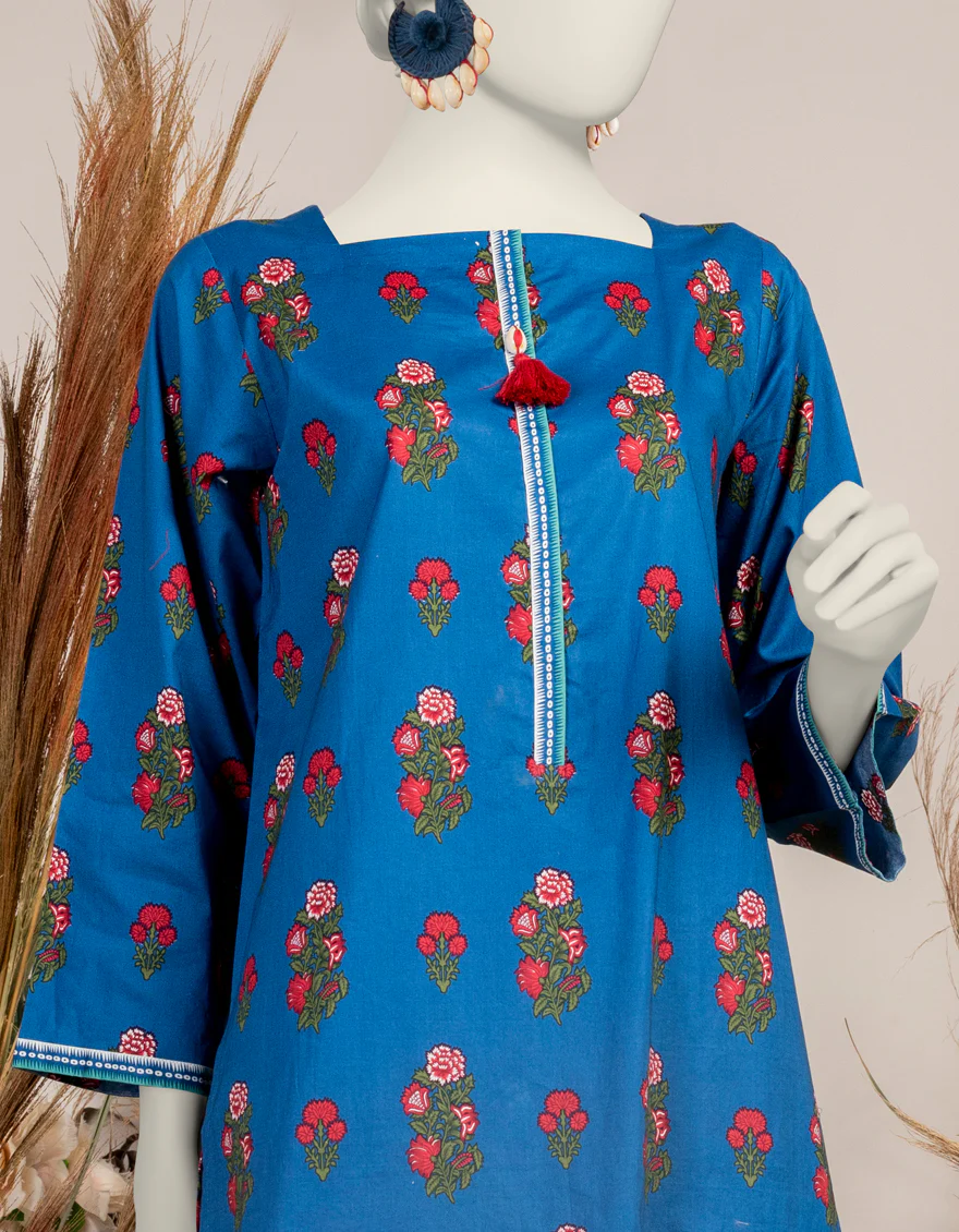 BLUE LIMINAL KURTI | JJLK-S-JPWS-24-3004 FB/ESSENTIALS-29 - Image 2