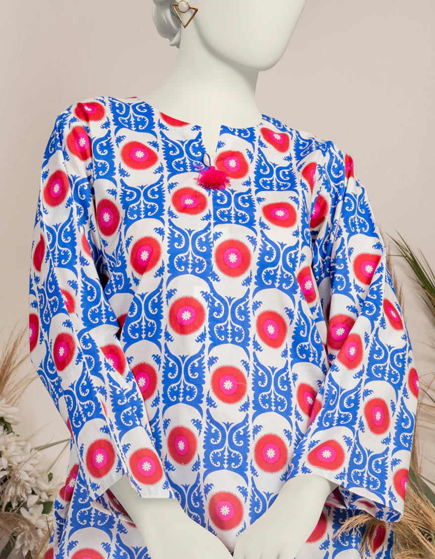 BLUE LIMINAL KURTI | JJLK-S-JPWS-24-3007 FB/ESSENTIALS-32 - Image 2