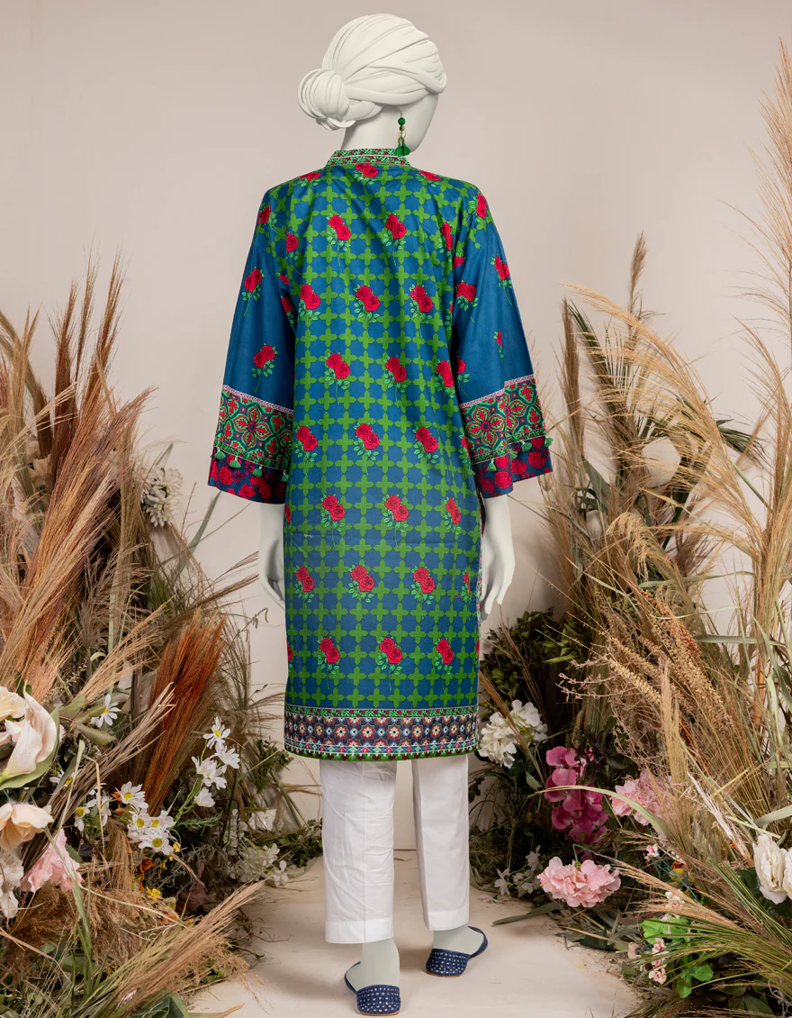 BLUE PRINTED KURTI | JJLK-S-JPWS-24-3013 FB/DASTAN-2 - Image 3