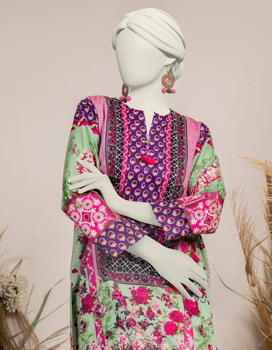 MULTICOLOR PRINTED KURTI | JJLK-S-JPWS-24-3014 FB/DASTAN-3 - Image 2