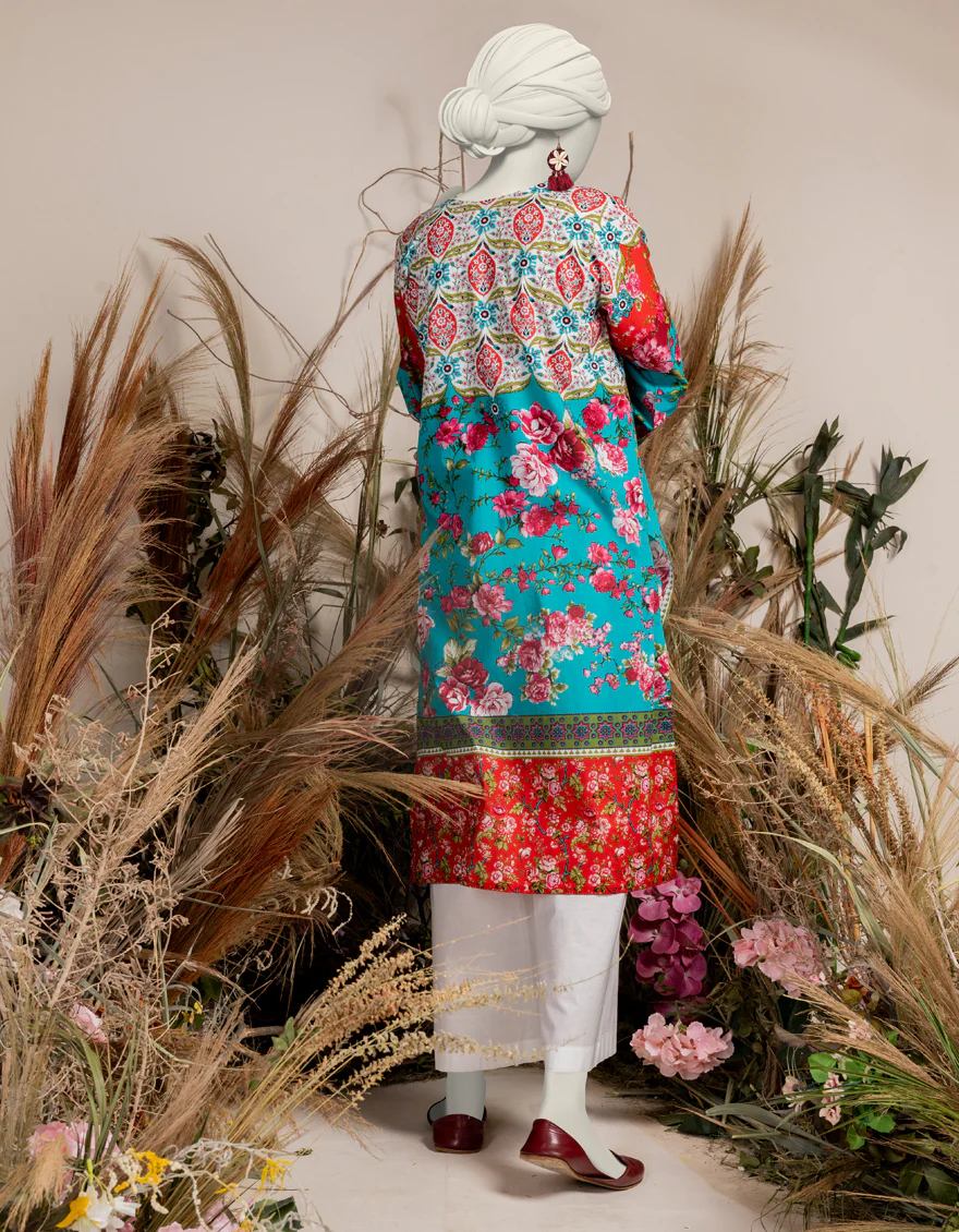 MULTICOLOR PRINTED KURTI | JJLK-S-JPWS-24-3015 FB/DASTAN-4 - Image 2
