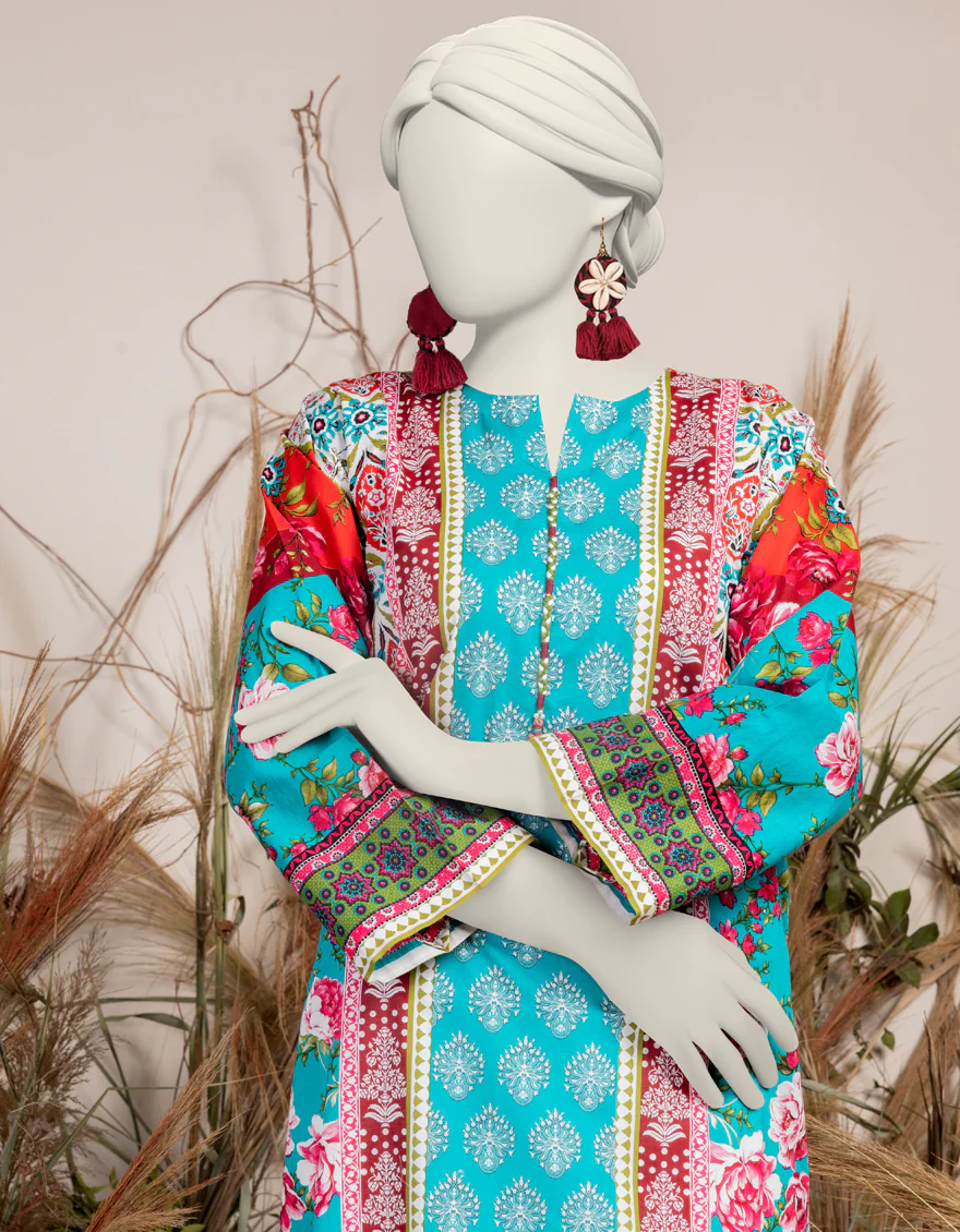 MULTICOLOR PRINTED KURTI | JJLK-S-JPWS-24-3015 FB/DASTAN-4 - Image 3