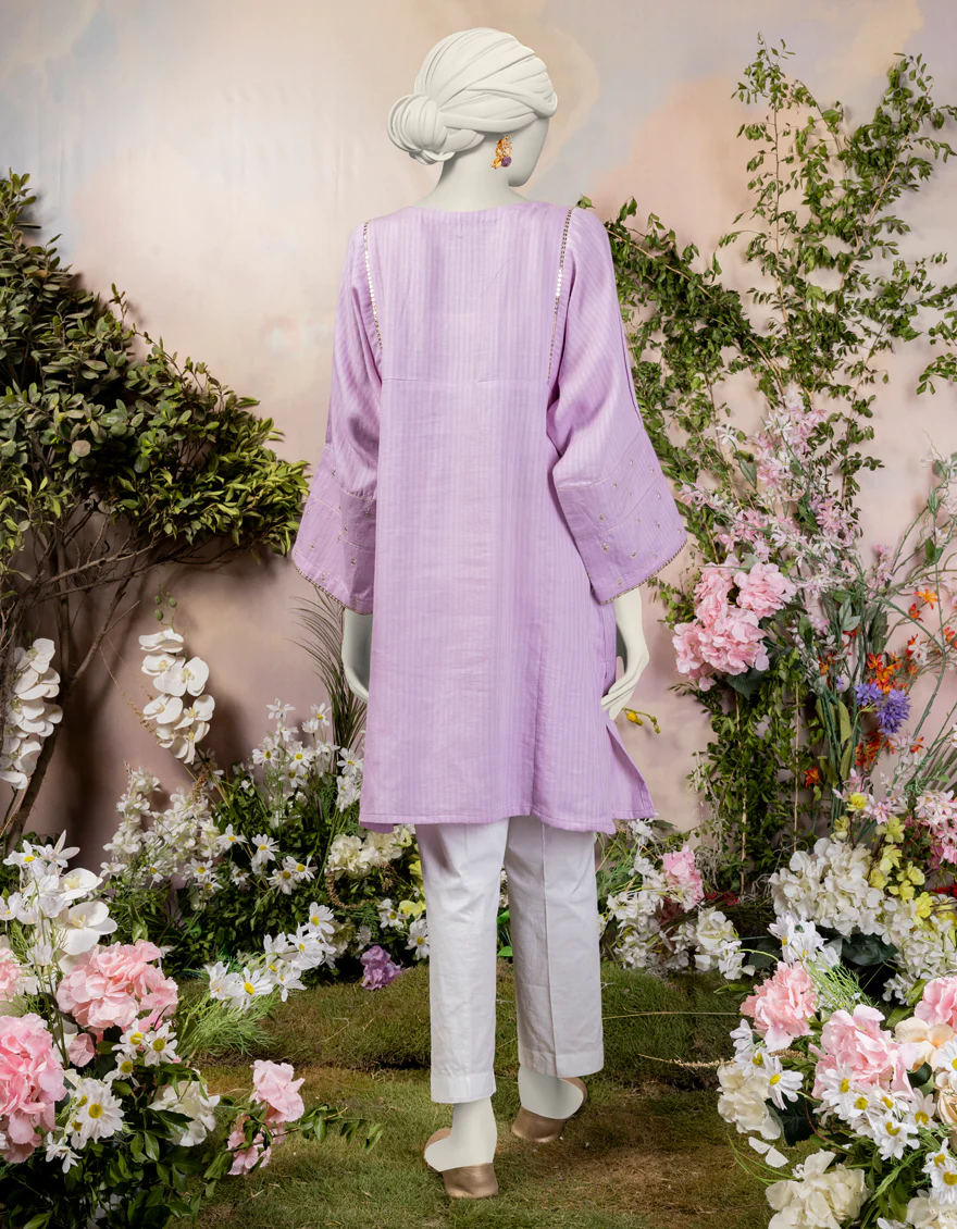 PURPLE TEXTURED KURTI | JJLK-S-JPWS-24-3030 FB/PEARL-4 - Image 2