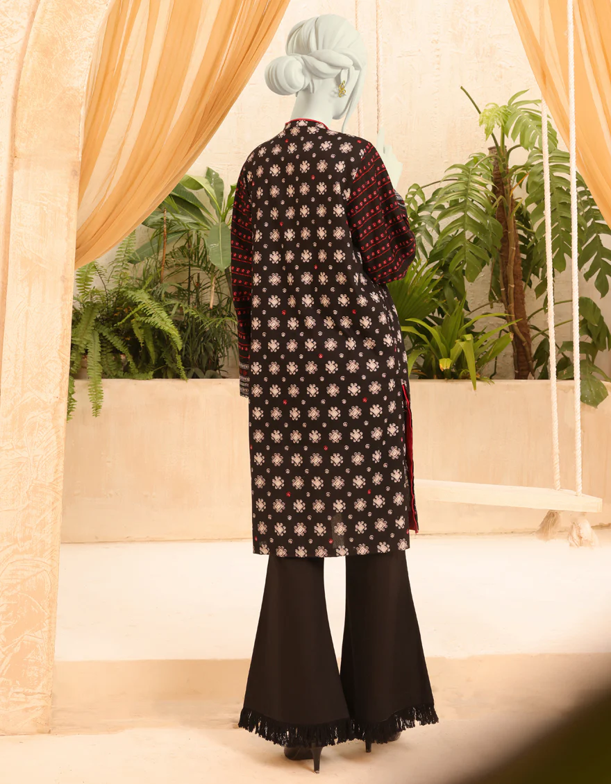 BLACK CAMBRIC KURTI | JJLK-S-JPWS-US-22-3001 FB/RENEE - Image 2