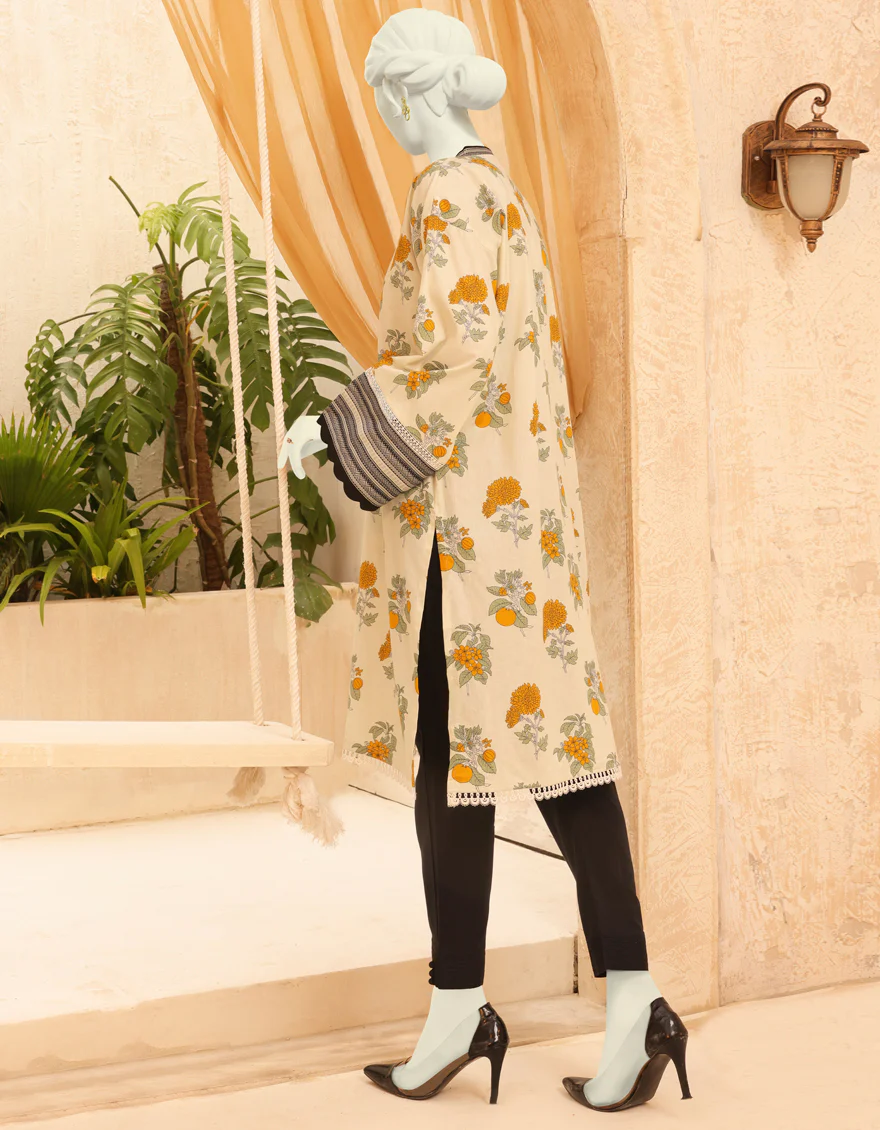 OFF WHITE CAMBRIC KURTI | JJLK-S-JPWS-US-22-3002 FB/NATALIE - Image 2