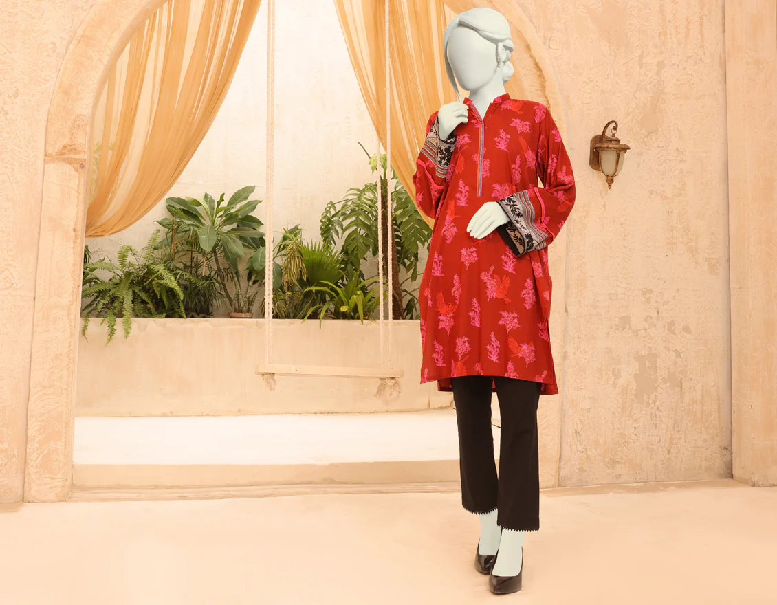 ORANGE CAMBRIC KURTI | JJLK-S-JPWS-US-22-3004 FB/MATHILED - Image 4