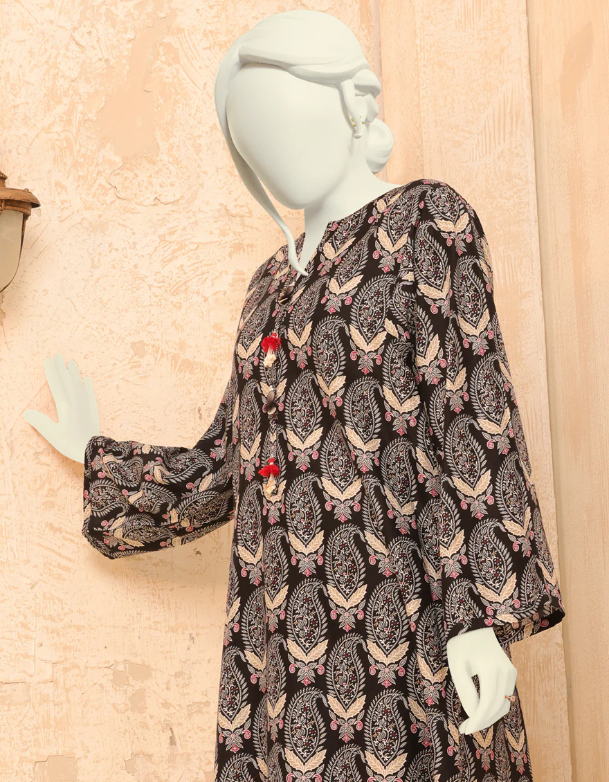 BLACK CAMBRIC KURTI | JJLK-S-JPWS-US-22-3006 FB/LYDIE - Image 3