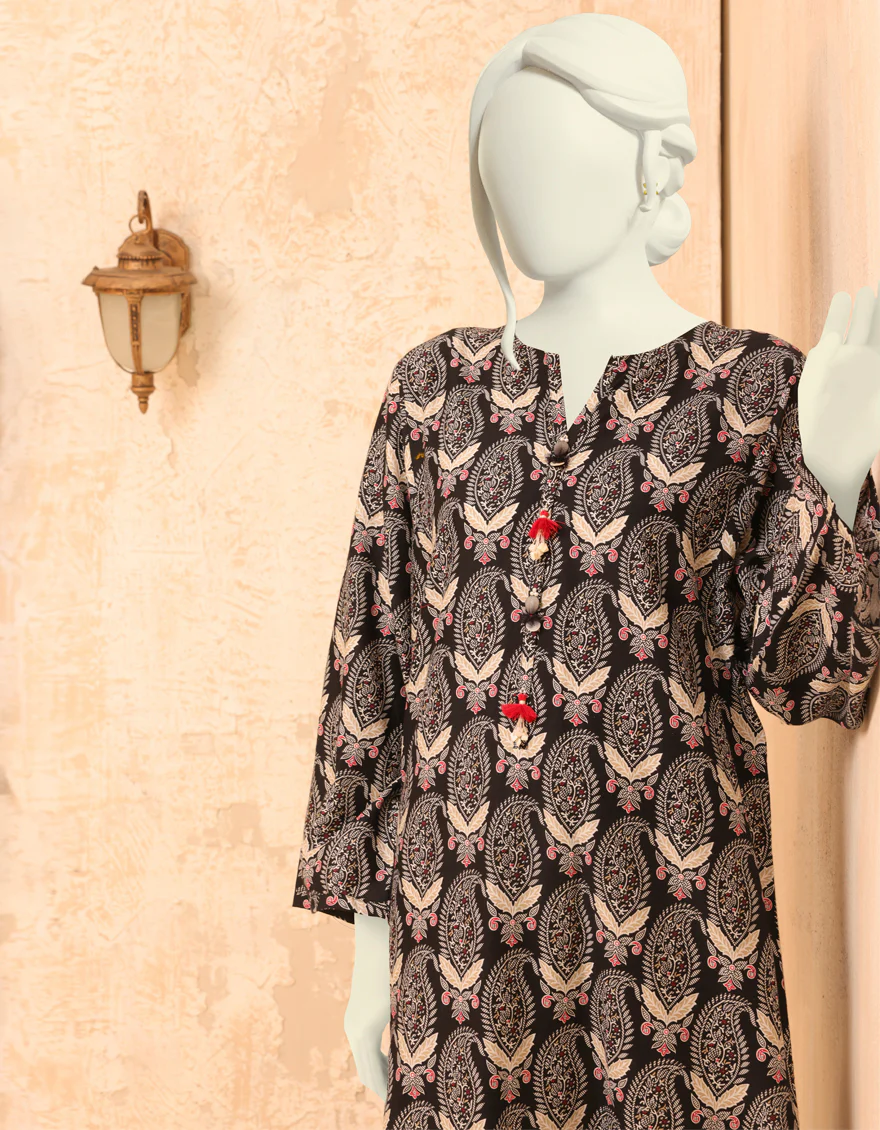 BLACK CAMBRIC KURTI | JJLK-S-JPWS-US-22-3006 FB/LYDIE - Image 4