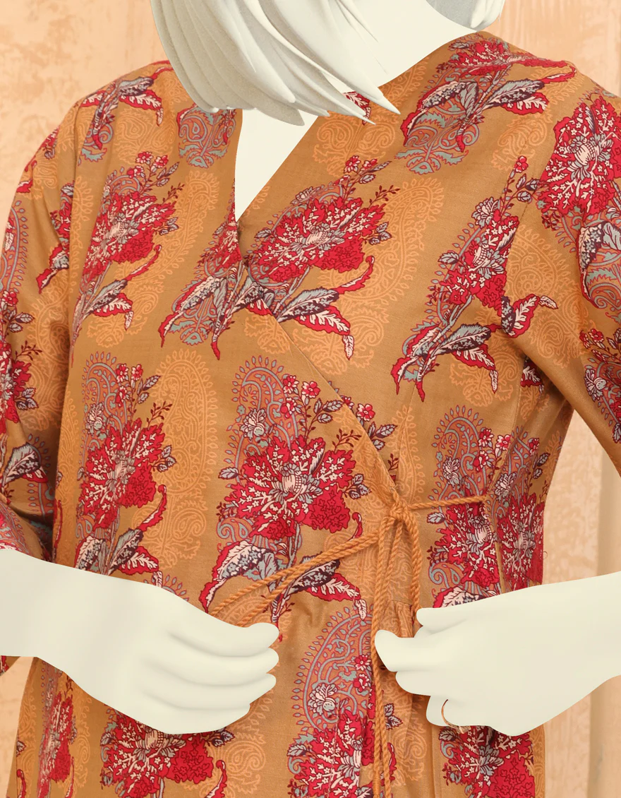 BEIGE CAMBRIC KURTI | JJLK-S-JPWS-US-22-3007 FB/NOEMIE - Image 3