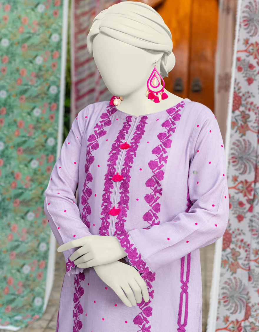 LILAC TEXTURED KURTI | JJLK-S-JSS-24-352 FB/AARI-4 - Image 3