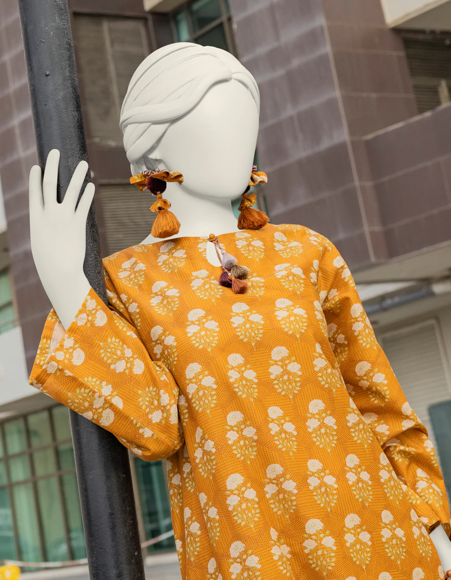 BROWN LAWN KURTI | JJLK-S-JSS-24-368 FB/ESSENTIAL-02 - Image 2