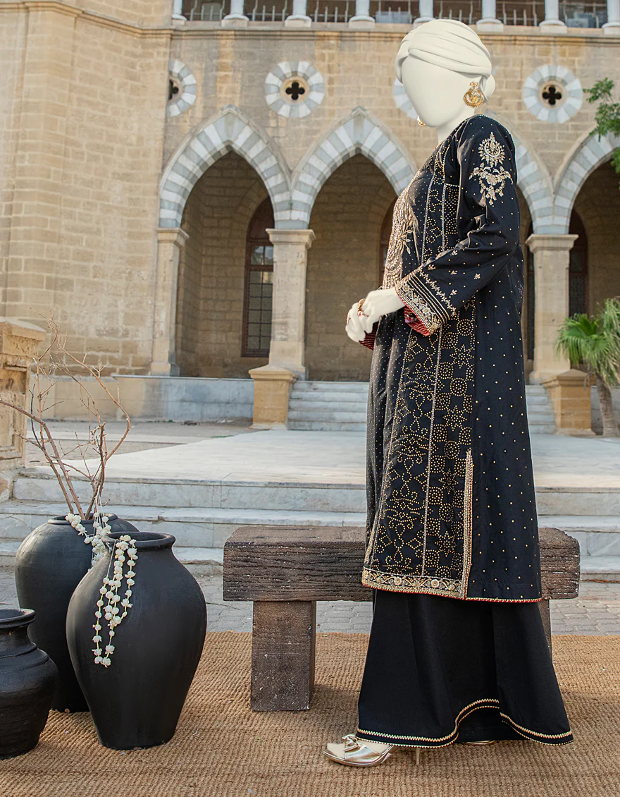 BLACK PAPER COTTON KURTI | JJLK-S-JSS-24-420 FB/ELFESYA-01 JH-291 - Image 2