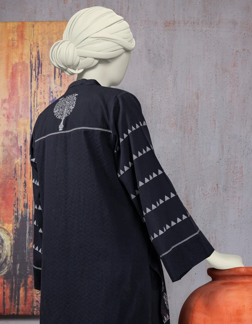 BLACK KHADDI KURTI | JJLK-S-JSS-24-462 FB - Image 3