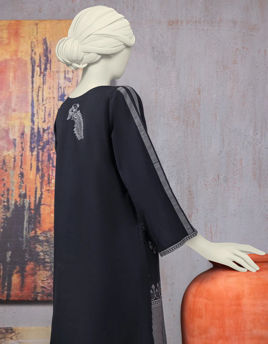 BLACK KHADDI KURTI | JJLK-S-JSS-24-463 FB - Image 2