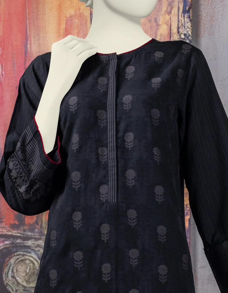 BLACK KHADDI KURTI | JJLK-S-JSS-24-464 FB - Image 2
