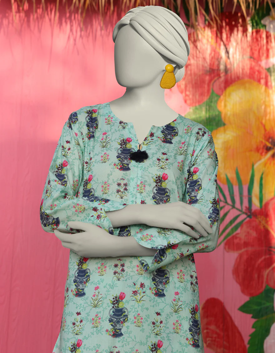 MULTICOLOR LAWN KURTI | JJLK-S-JSS-25-312 FB/ESSENTIAL-12 - Image 2