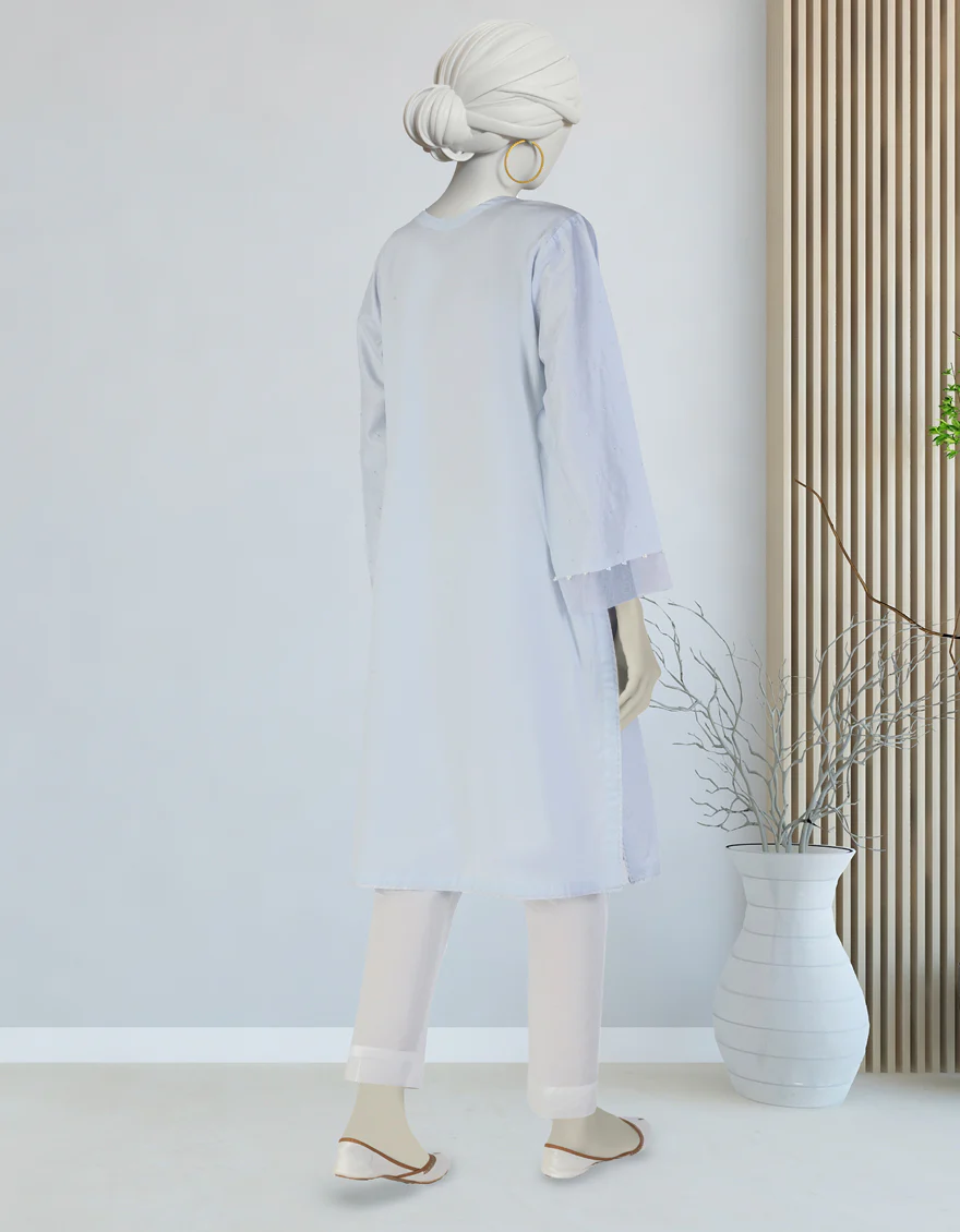 BLUE LAWN KURTI | JJLK-S-JSS-25-384 FB - Image 2