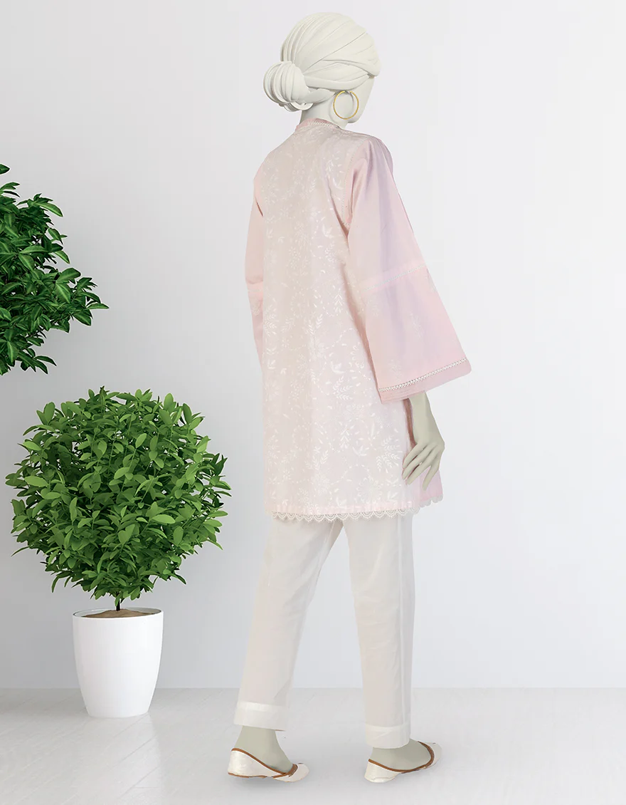 PINK LAWN KURTI | JJLK-S-JSS-25-386 FB - Image 2