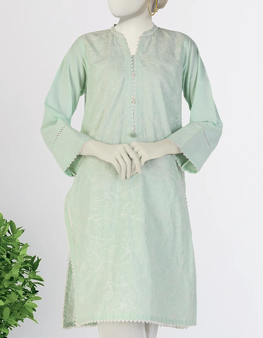 GREEN LAWN KURTI | JJLK-S-JSS-25-388 FB - Image 3