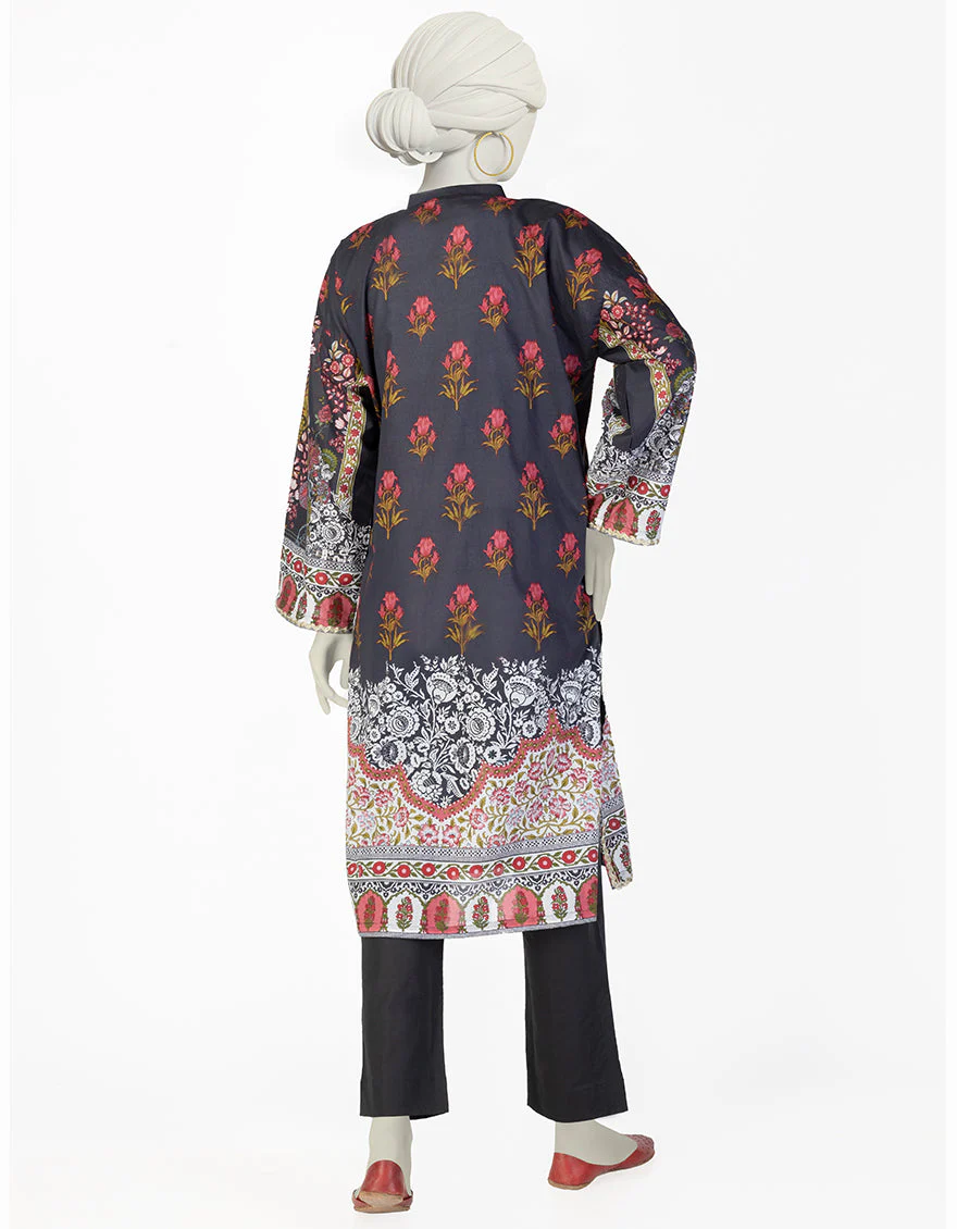 MULTICOLOR LAWN KURTI | JJLK-S-JSS-25-405 FB/ROYAL TAPESTRY-1 - Image 2
