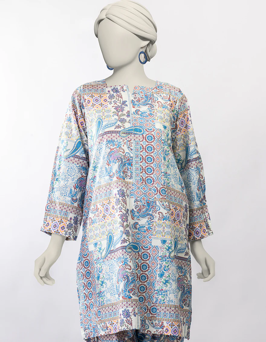 MULTICOLOR LAWN KURTI | JJLK-S-JSS-25-409 FB - Image 2